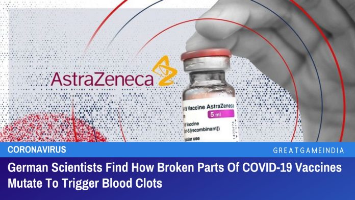 जर्मन वैज्ञानिकों ने पाया कि कैसे COVID-19 टीकों के टूटे हुए हिस्से रक्त के थक्कों को ट्रिगर करने के लिए उत्परिवर्तित होते हैं
