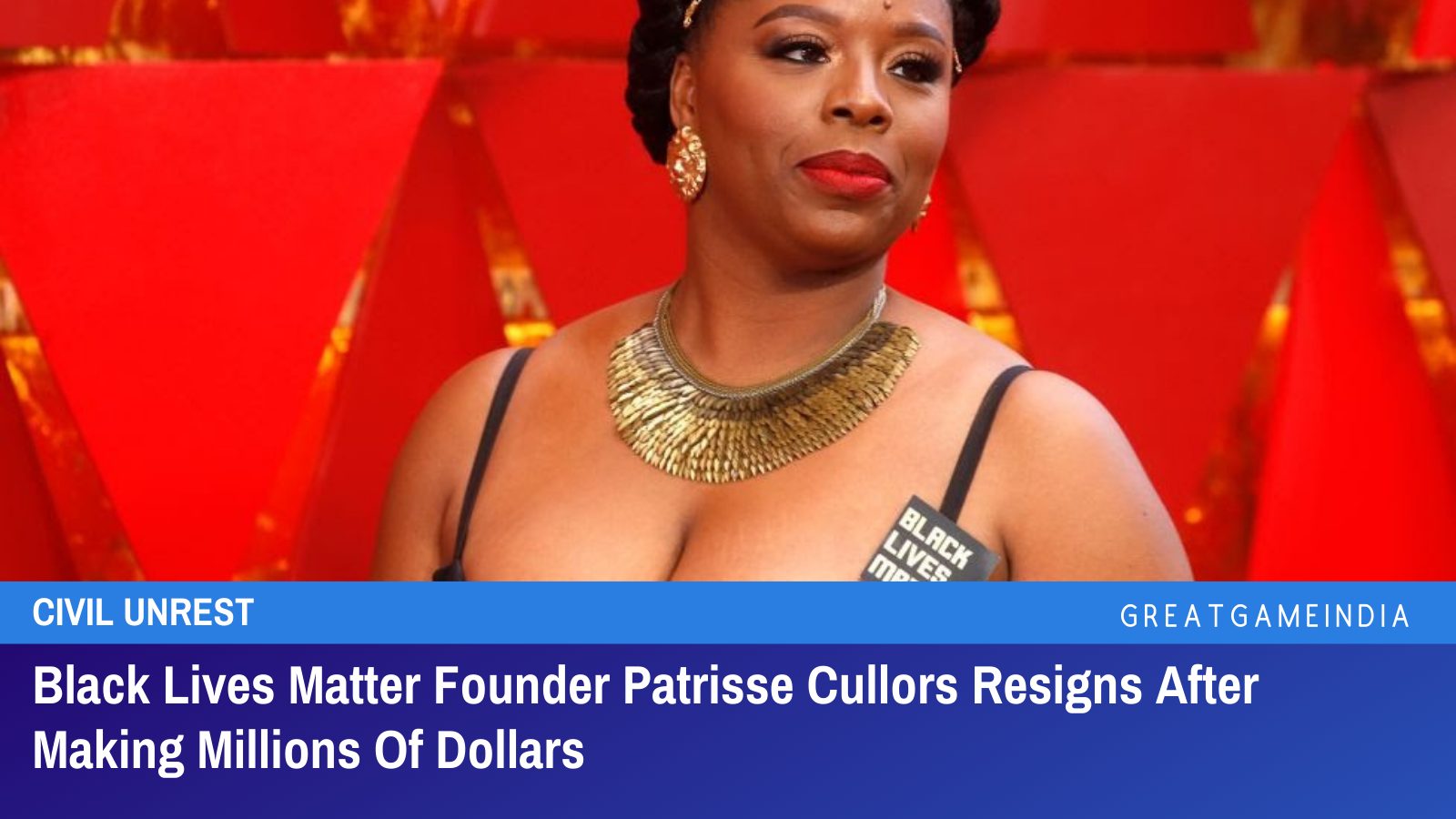 Black Lives Matter Founder Patrisse Cullors Resigns After Making Millions Of Dollars